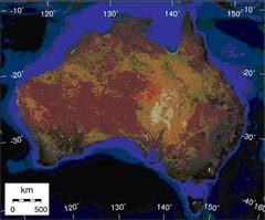 NASA Blue Marble composite satellite data