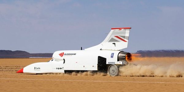 Bloodhound in the desert - Nov 2019